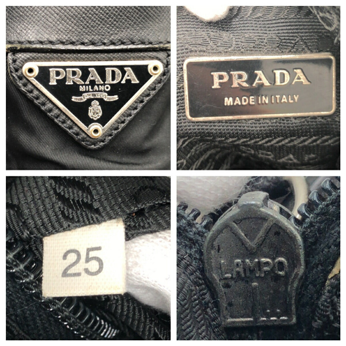 Prada Tessuto Triangle Logo Nylon Shoulder Bag