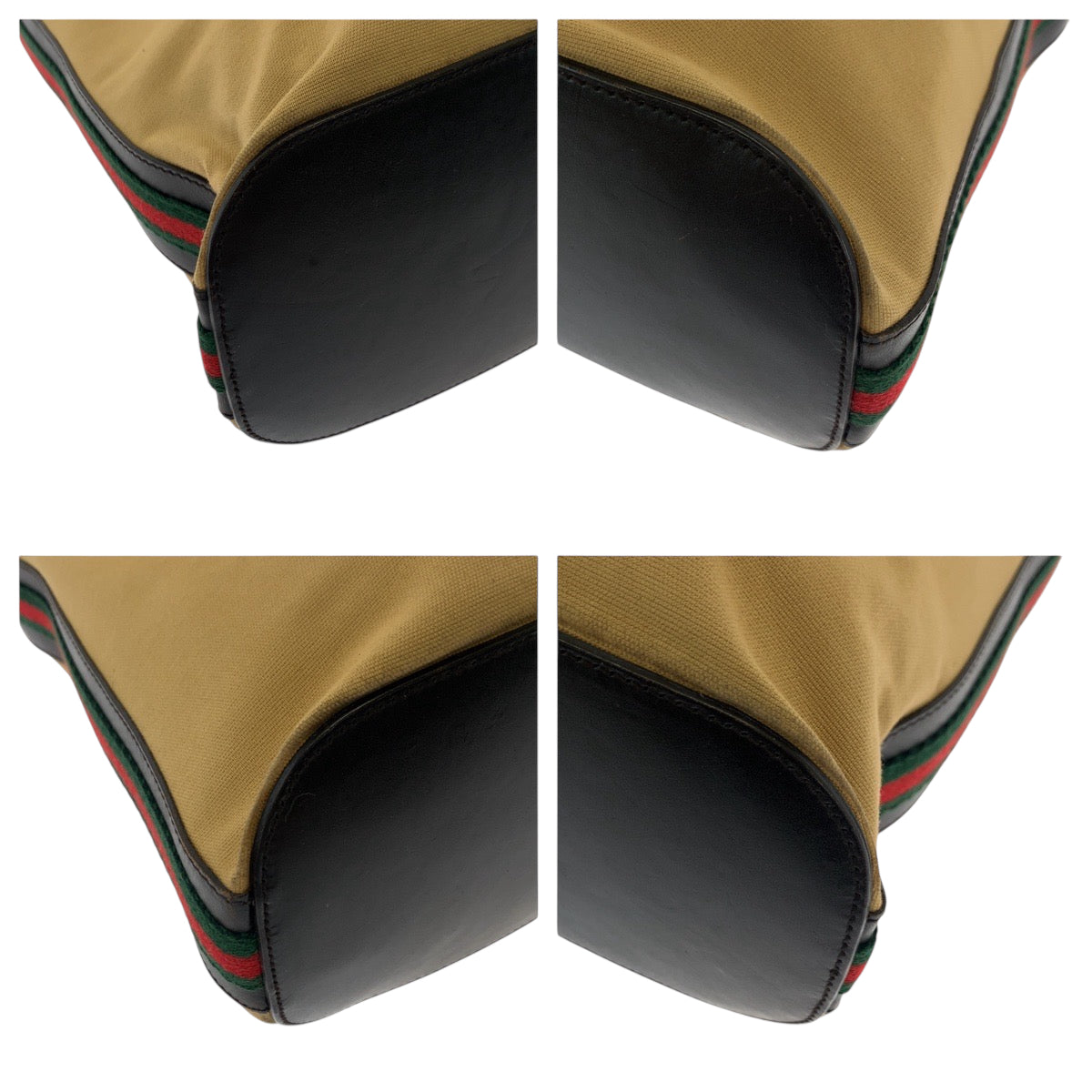 GUCCI Shoulder Bag 001 4286 canvas Camel Brown Gold Metal Shoulder Bag Shoulder Bag Sherry line Women