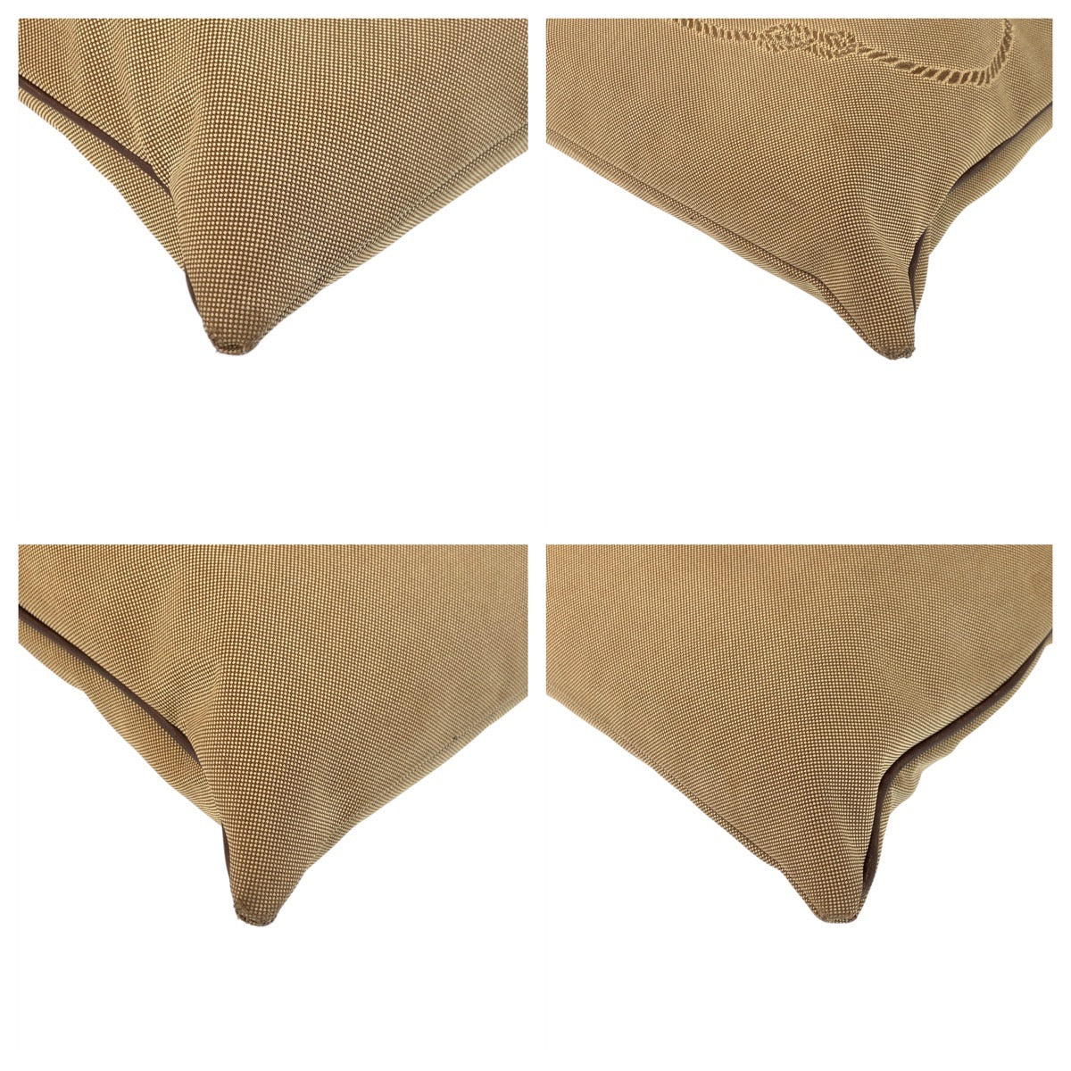 PRADA Shoulder Bag Canvas, Leather Beige Brown SilverMetal Shoulder Bag Messenger bag Logo jacquard Women