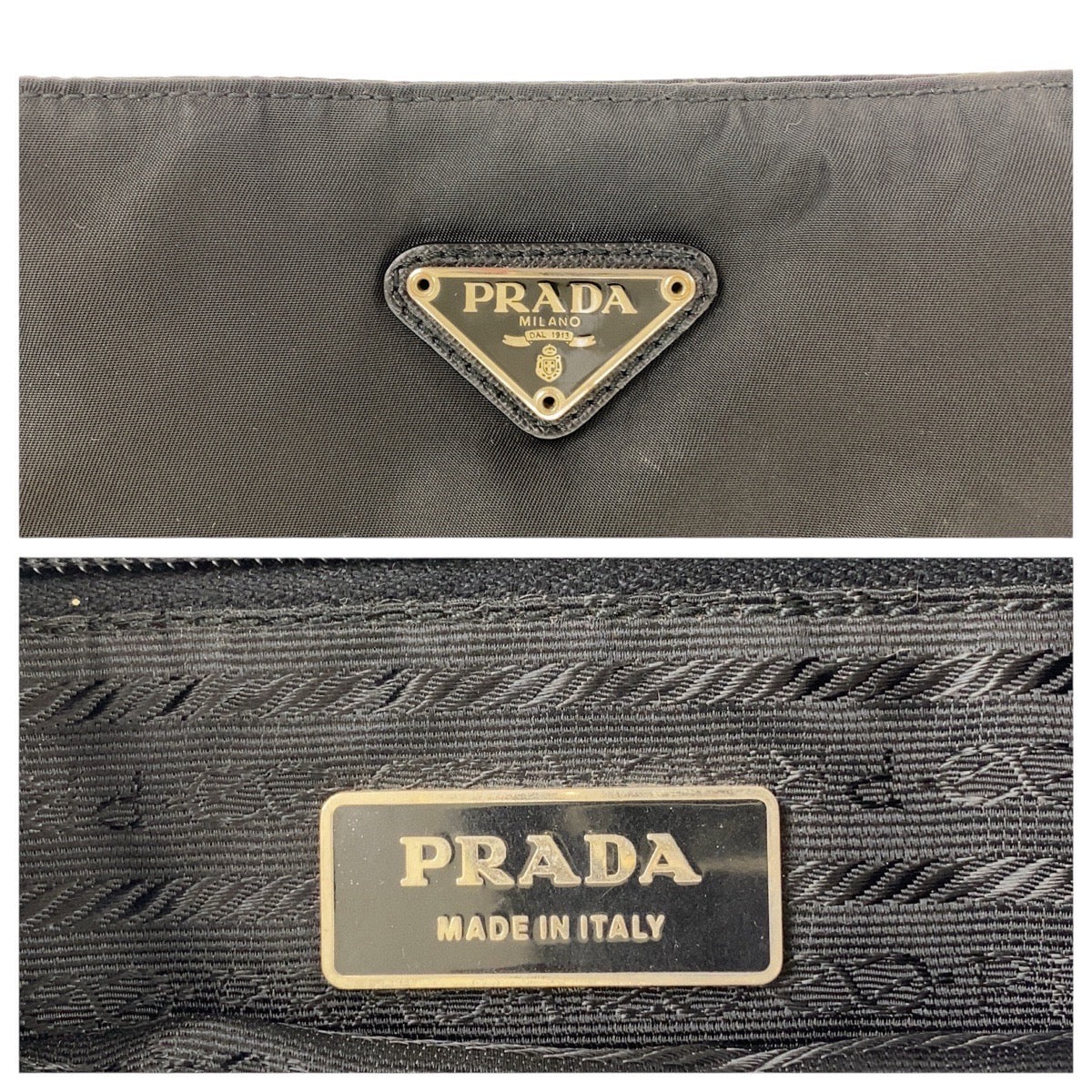 Prada Tessuto Saffiano Shoulder Bag