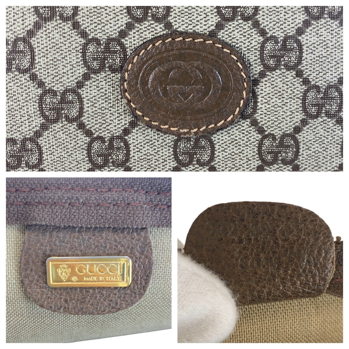 Gucci Old Gucci GG Supreme Canvas 2way Tote Bag
