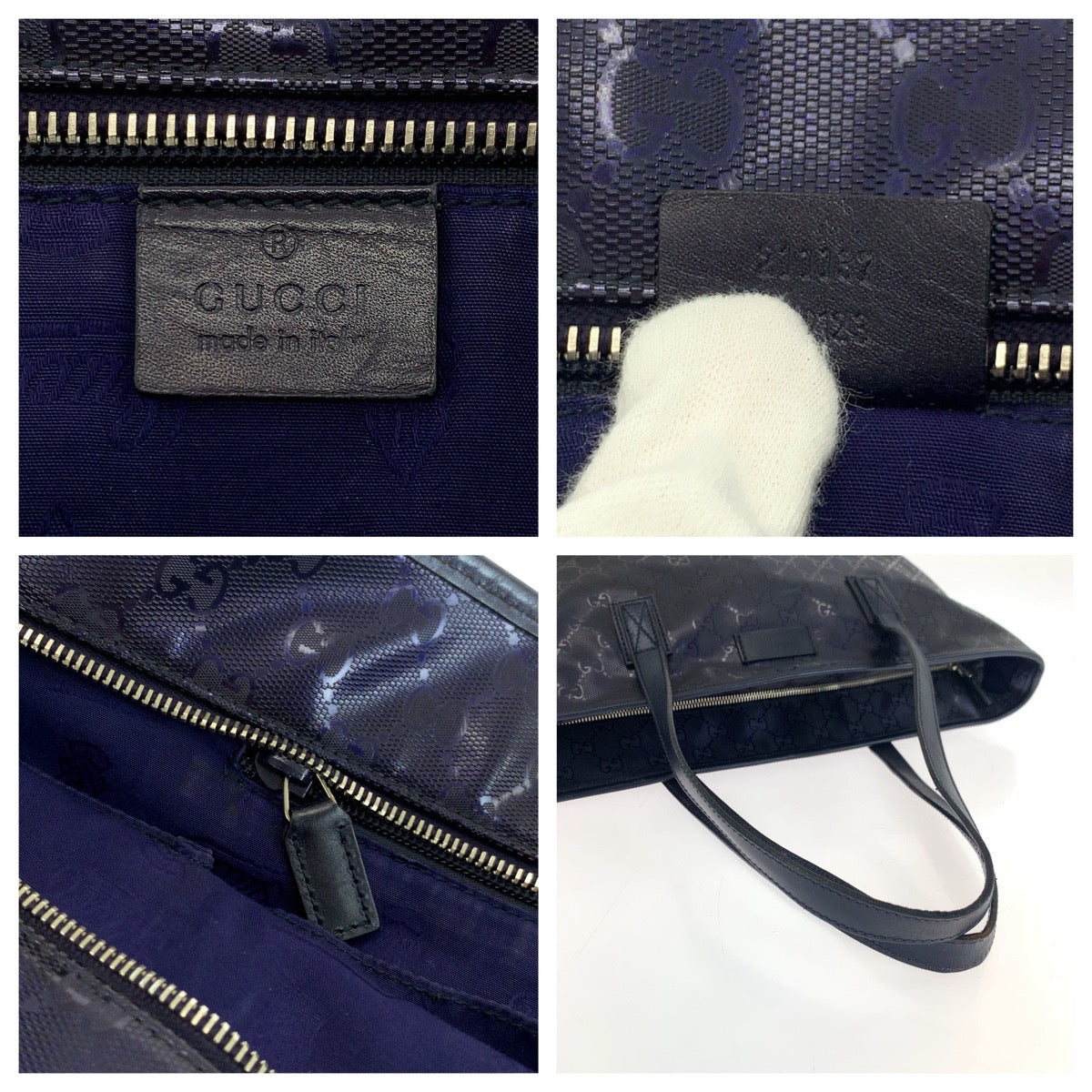 Gucci Imprime PVC 2way tote bag