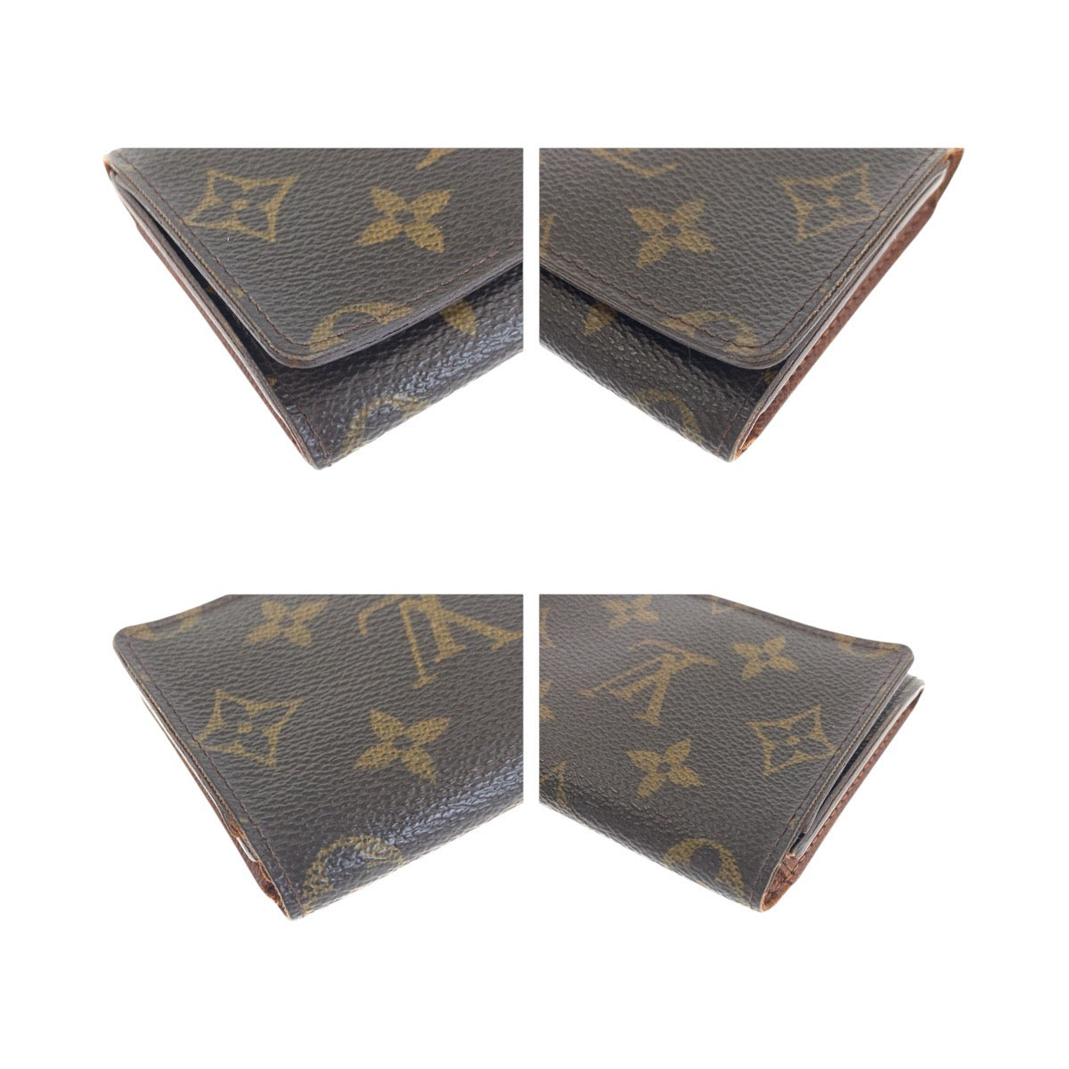 LOUIS VUITTON Card Case M62920 PVC Brown Monogram