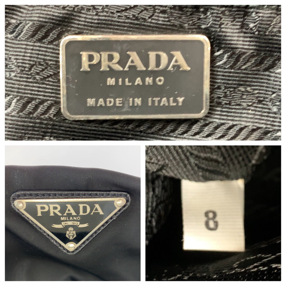 Prada Tessuto Nylon Boston Bag