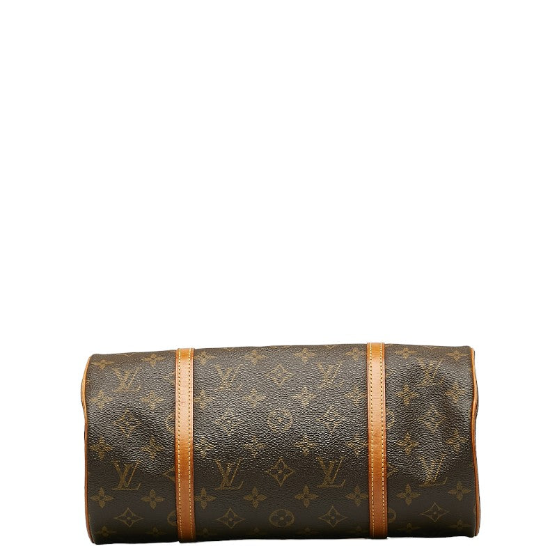 Louis Vuitton Monogram Papillon 30 Handbag M51385 Brown PVC Leather Lady Louis Vuitton