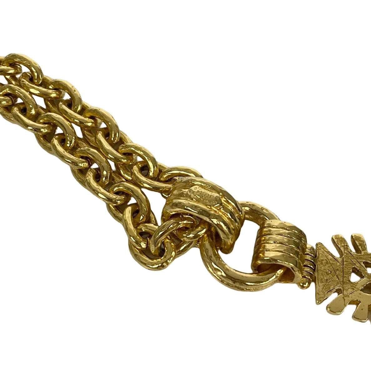CHANEL Necklace Gold Plated gold COCO Mark Women(Unisex)