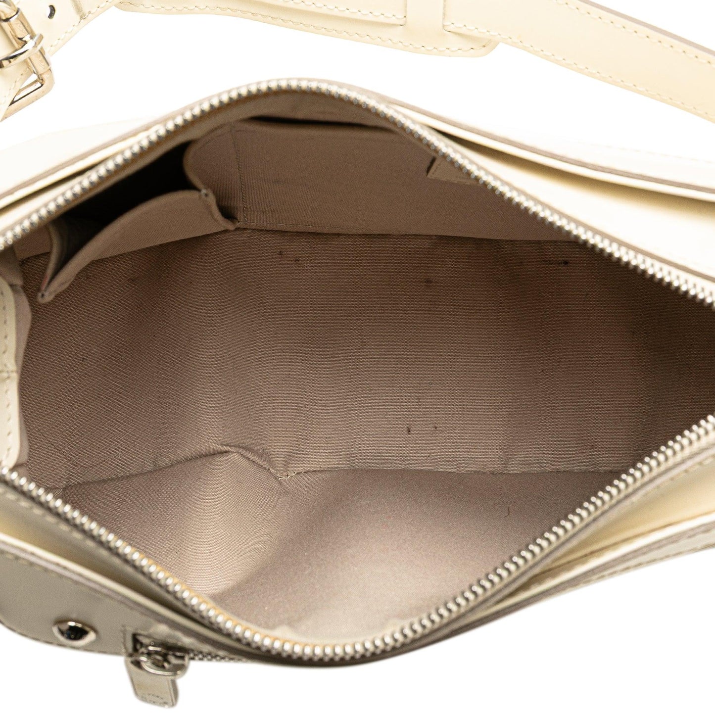 White Louis Vuitton Epi Turenne PM Shoulder Bag