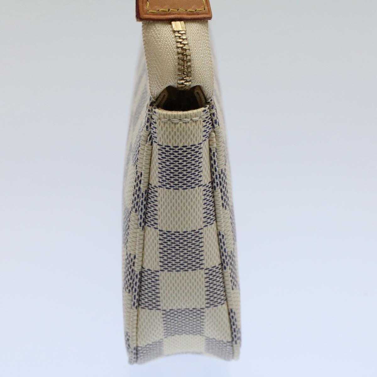LOUIS VUITTON Damier Azur Pochette Accessoires Pouch N51986 LV Auth 55108A