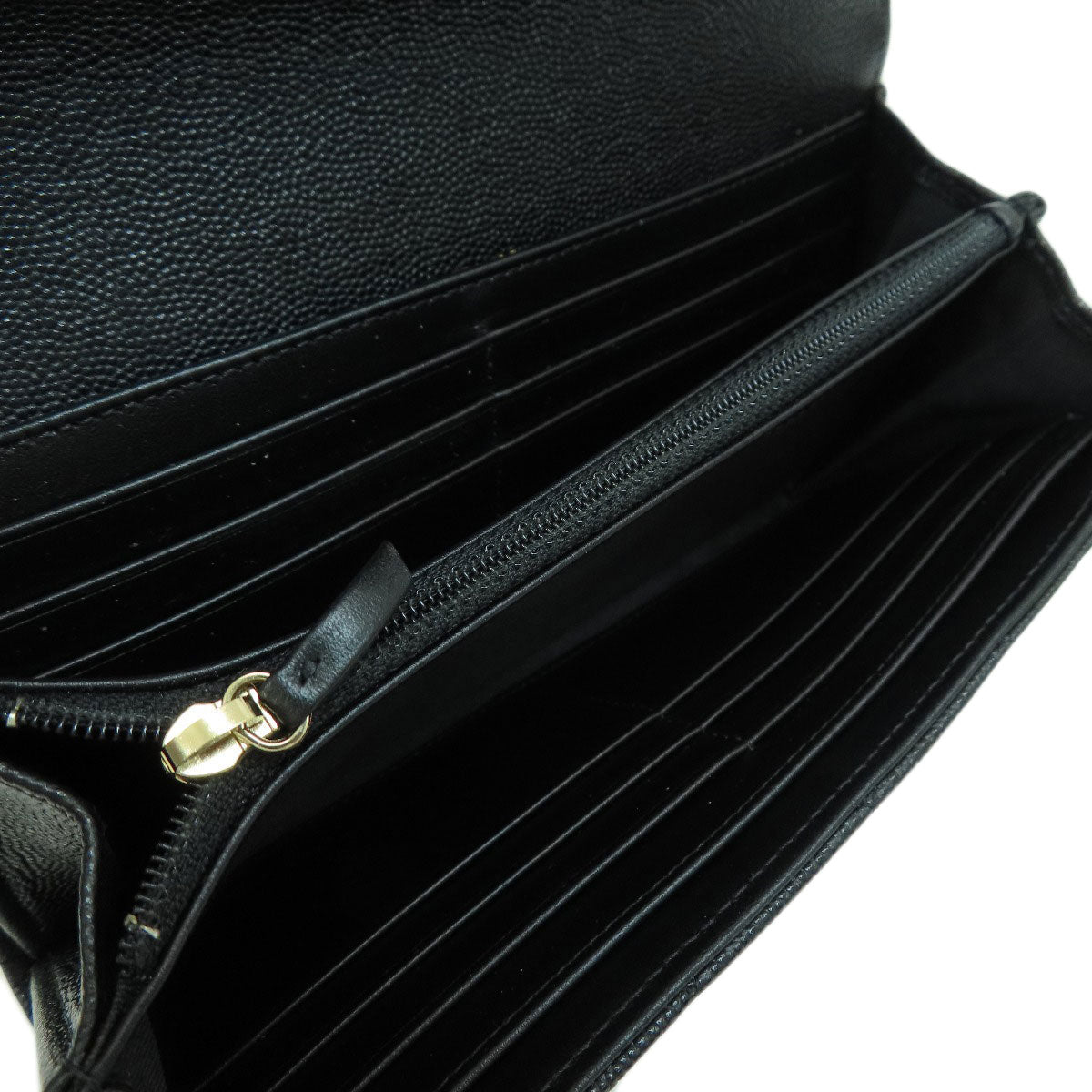 Chanel Matelasse Gold Metal Fittings Long Wallet