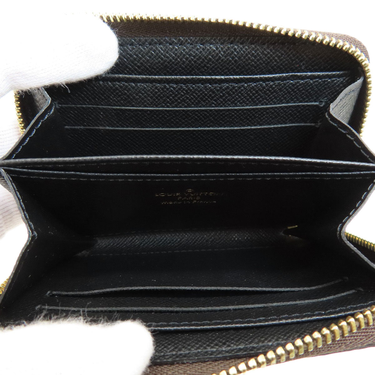 LOUIS VUITTON Coin case M69354 Giant monogram canvas Brown Zippy coin purse Women