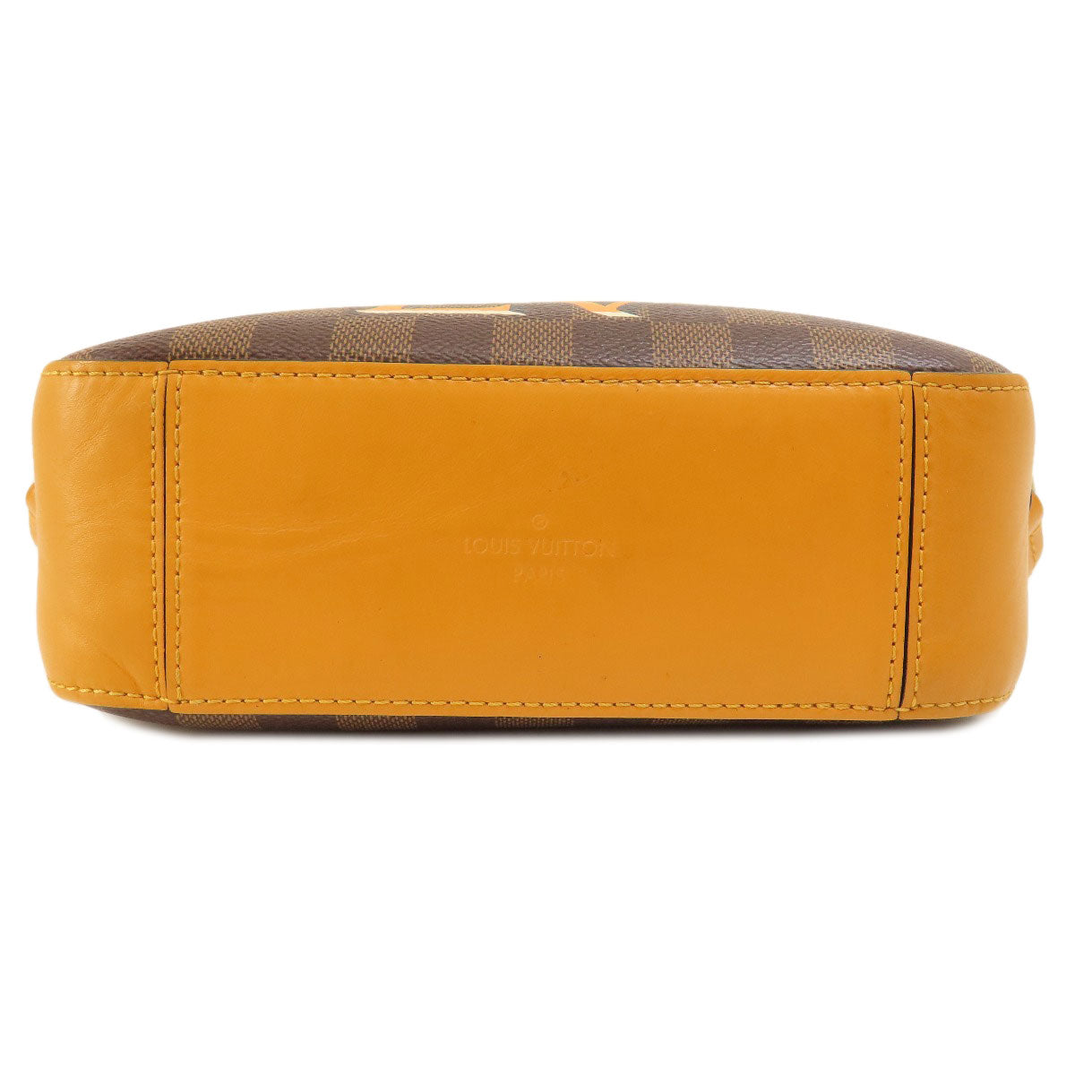 LOUIS VUITTON Shoulder Bag N40178 Damier canvas Brown Santa Monica Saffron Damier Ebene Women