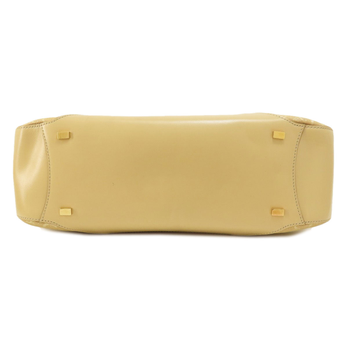 CELINE Handbag canvas beige C Macadam Women