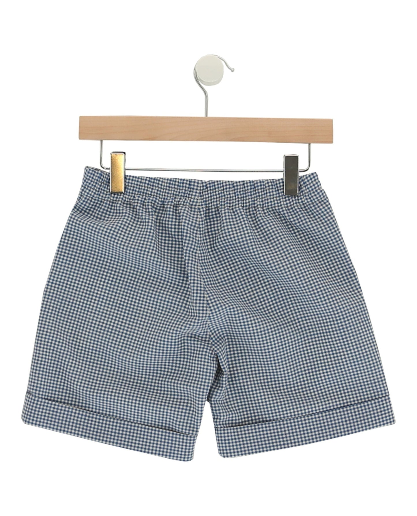 Gucci Girls Gingham Wool-Blend Shorts