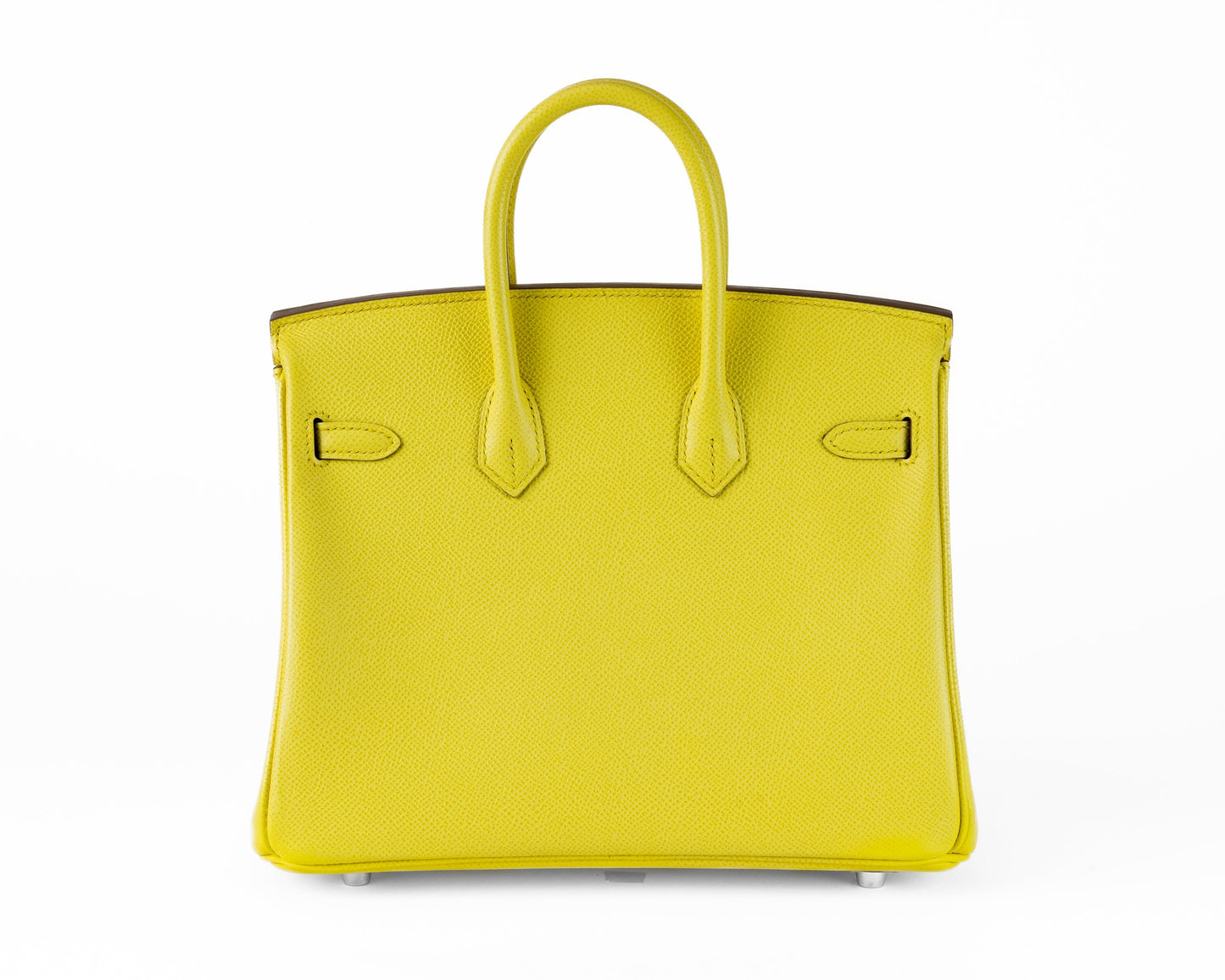 Hermes 25cm Soufre Epsom Birkin w/ Palladium Hardware