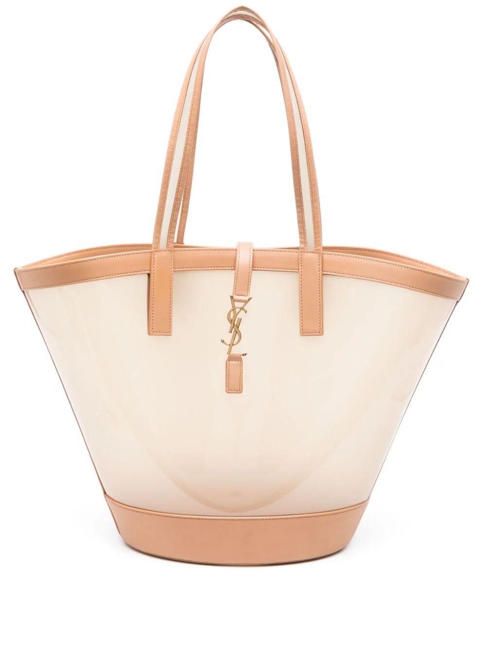 Luxury Saint Laurent Trending 2025 Women's Panier Medium Bag in Beige | 773697FAC0F