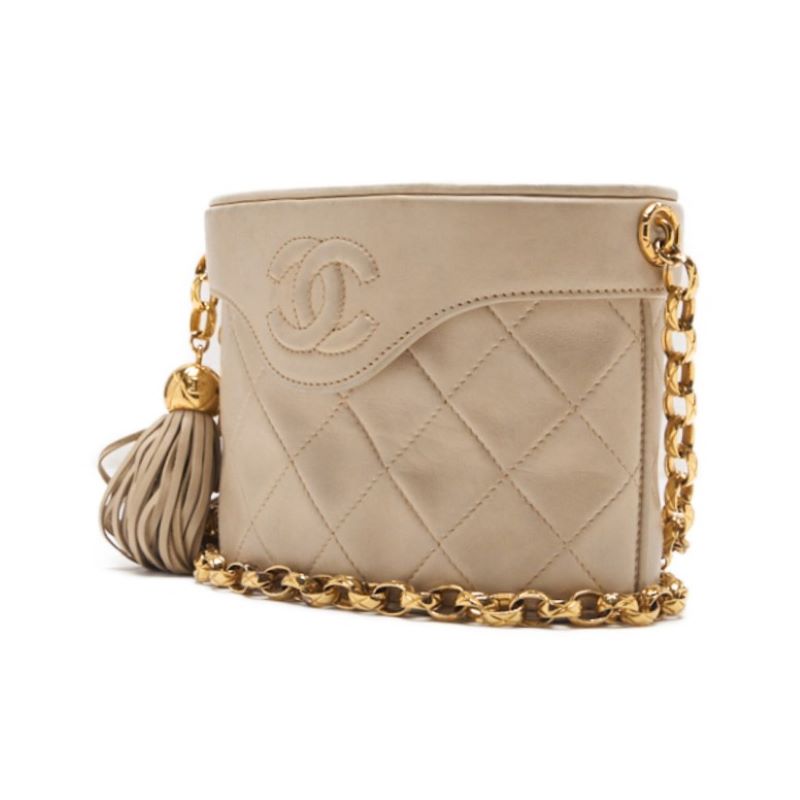 CHANEL CHANEL Matrasse Coco Visitor Chain Shoulder Fringes Beige (Gen Gold ) Shoulder Bag Mini Shoulder Bag Bag Hybrid ?French?? Ship? Himalan Bookstore Online