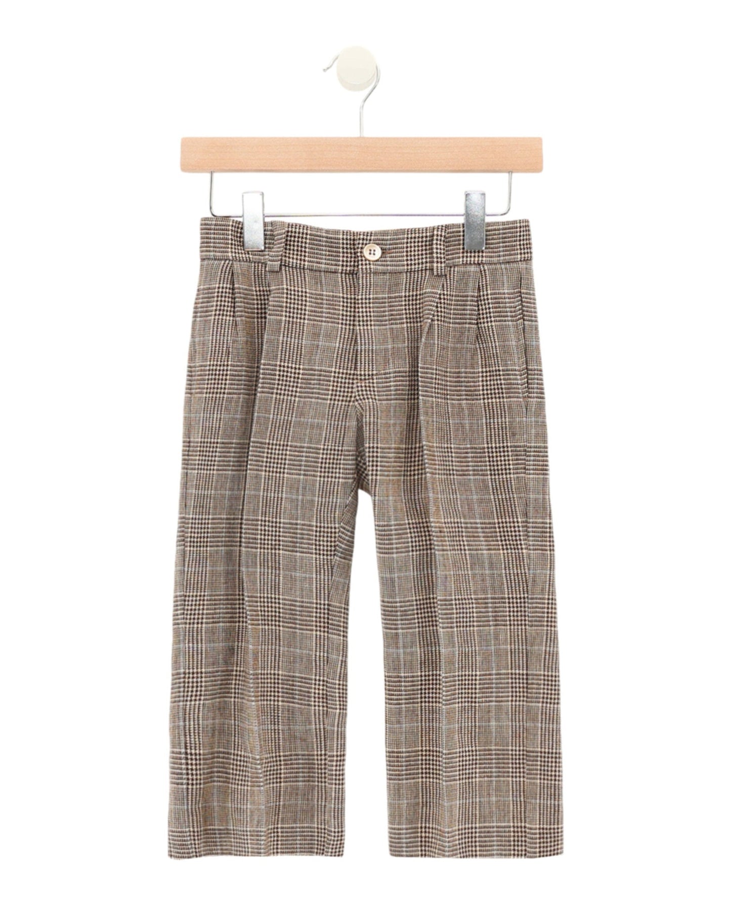 Gucci Boys Pleated Plaid Pants