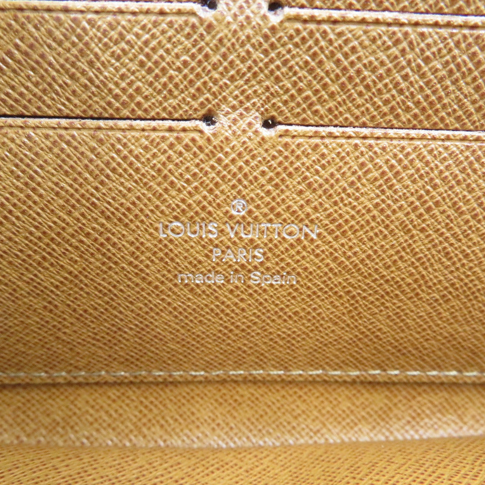 LOUIS VUITTON Long Wallet Purse Epi Leather Brown Epi Zippy wallet Women(Unisex)