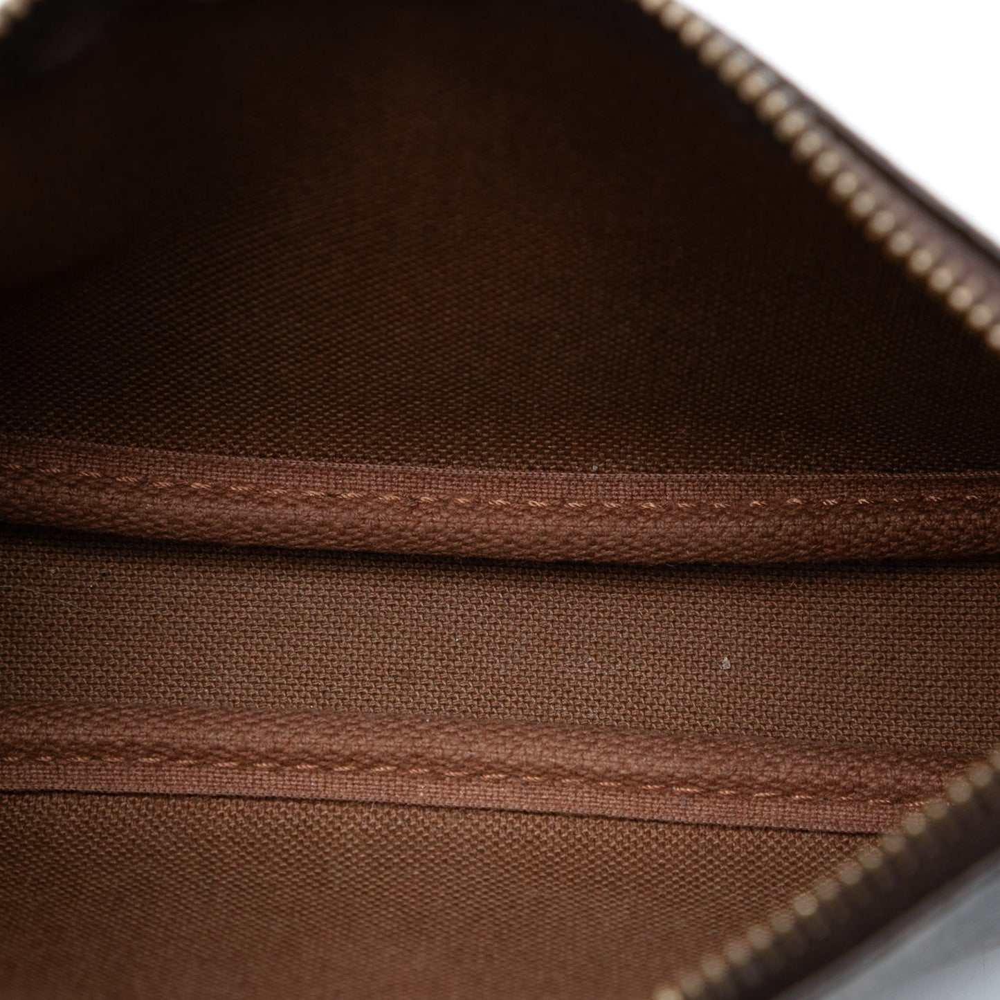 Brown Louis Vuitton Monogram Mini Pochette Accessoires Handbag