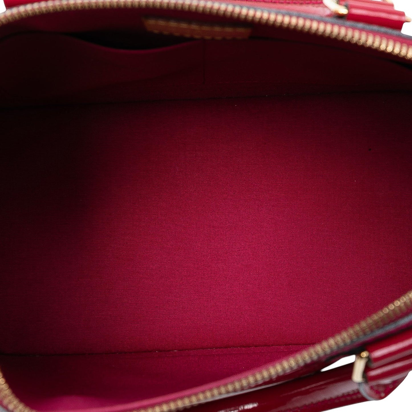 Red Louis Vuitton Monogram Vernis Alma PM Handbag