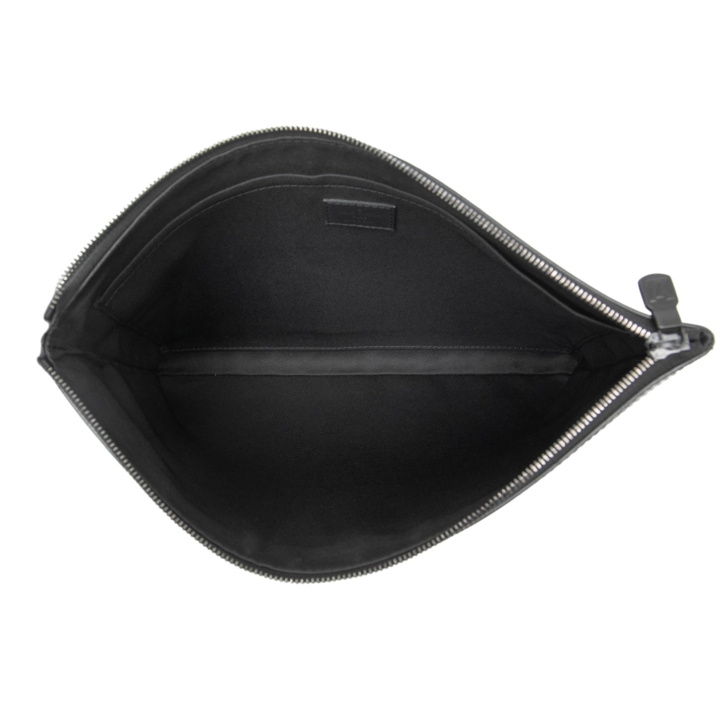Black Louis Vuitton Monogram Shadow Discovery Pochette Clutch Bag