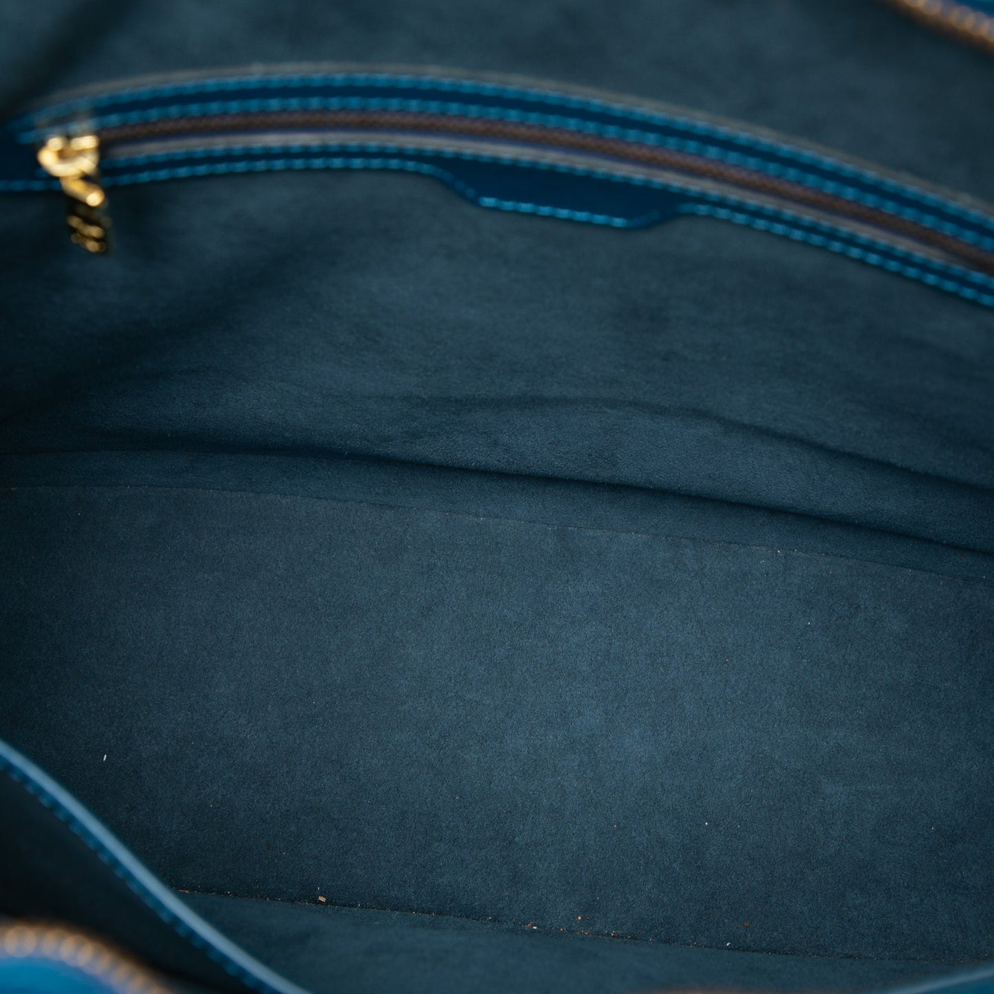 Blue Louis Vuitton Epi Lussac Shoulder Bag