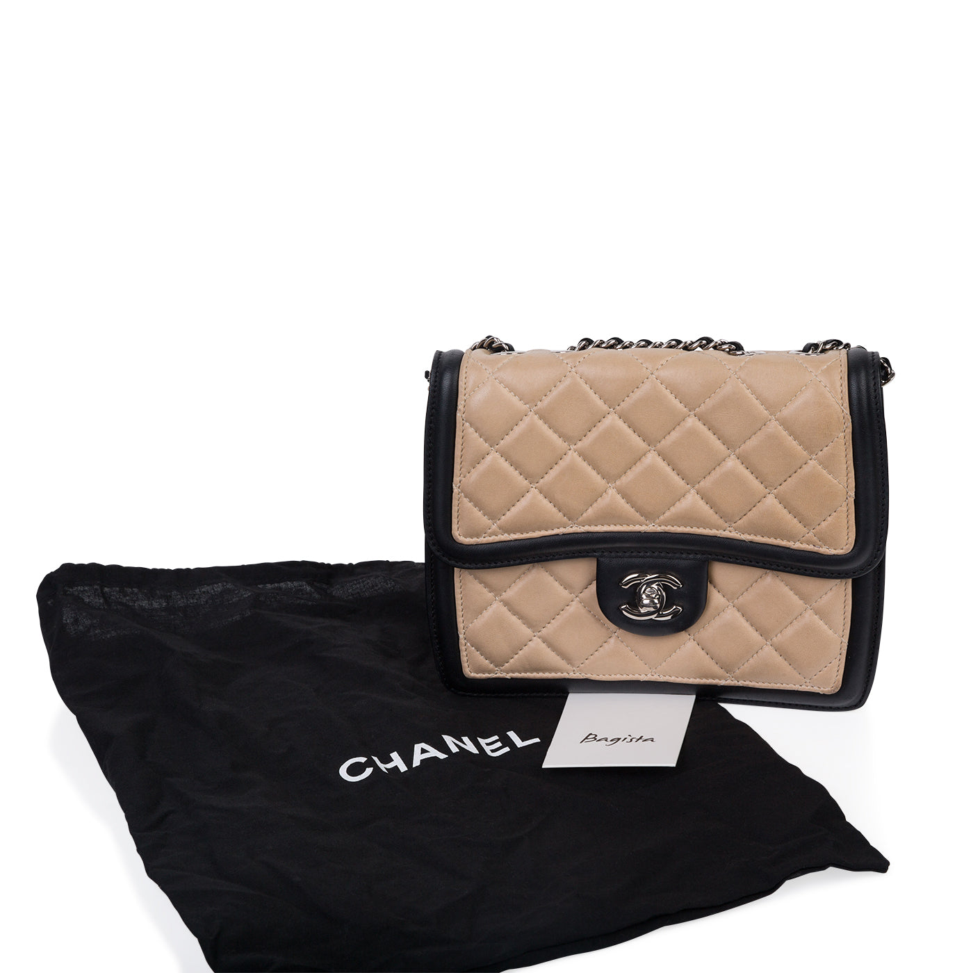Chanel SS14 Black Trim Bag