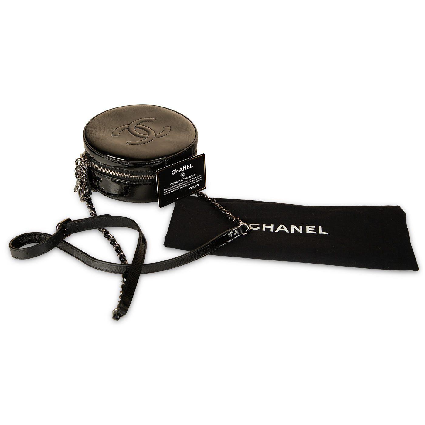 Chanel Round As Earth Bag - Patent