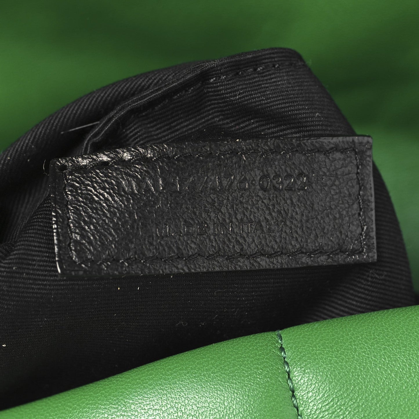 Saint Laurent Lambskin Quilted Small Loulou Puffer Monogram Chain Satchel New Vert