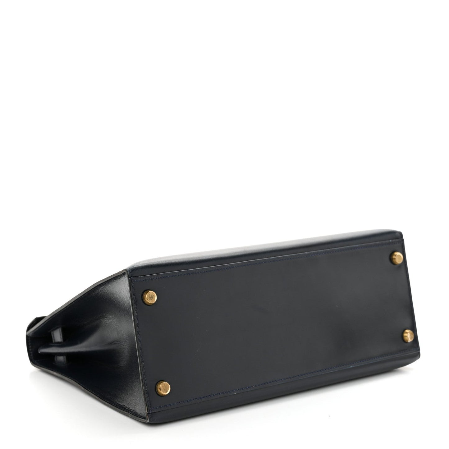 Hermes Box Kelly Sellier 28 Bleu Marine