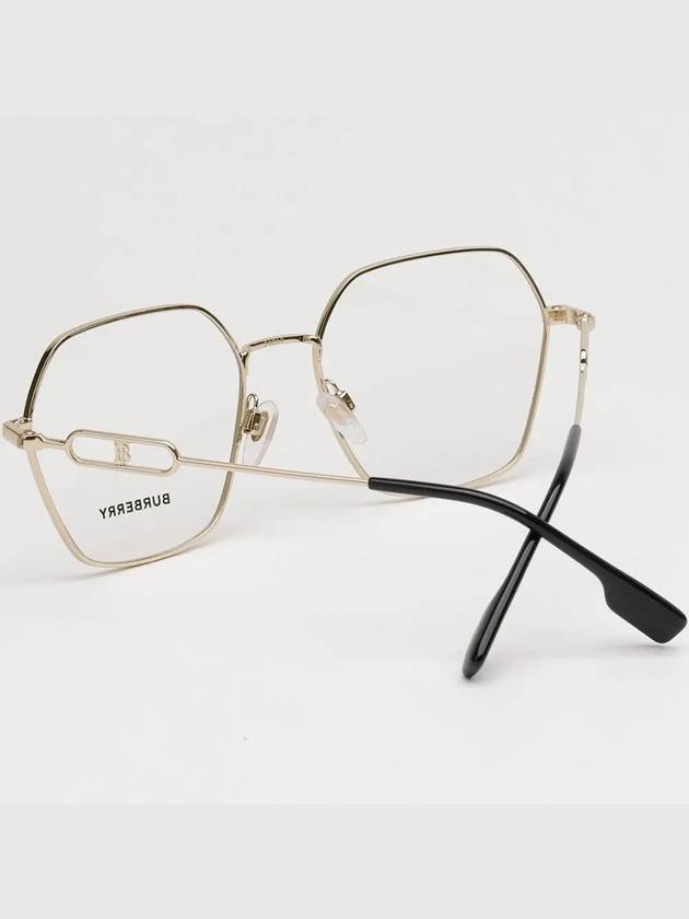Luxury Burberry Eyewear Charley Gold Framed Eyeglasses Light Gold