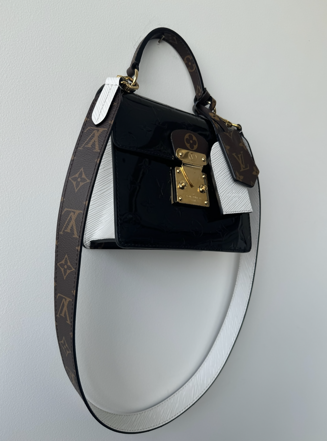 Louis Vuitton Spring street patent leather handbag
