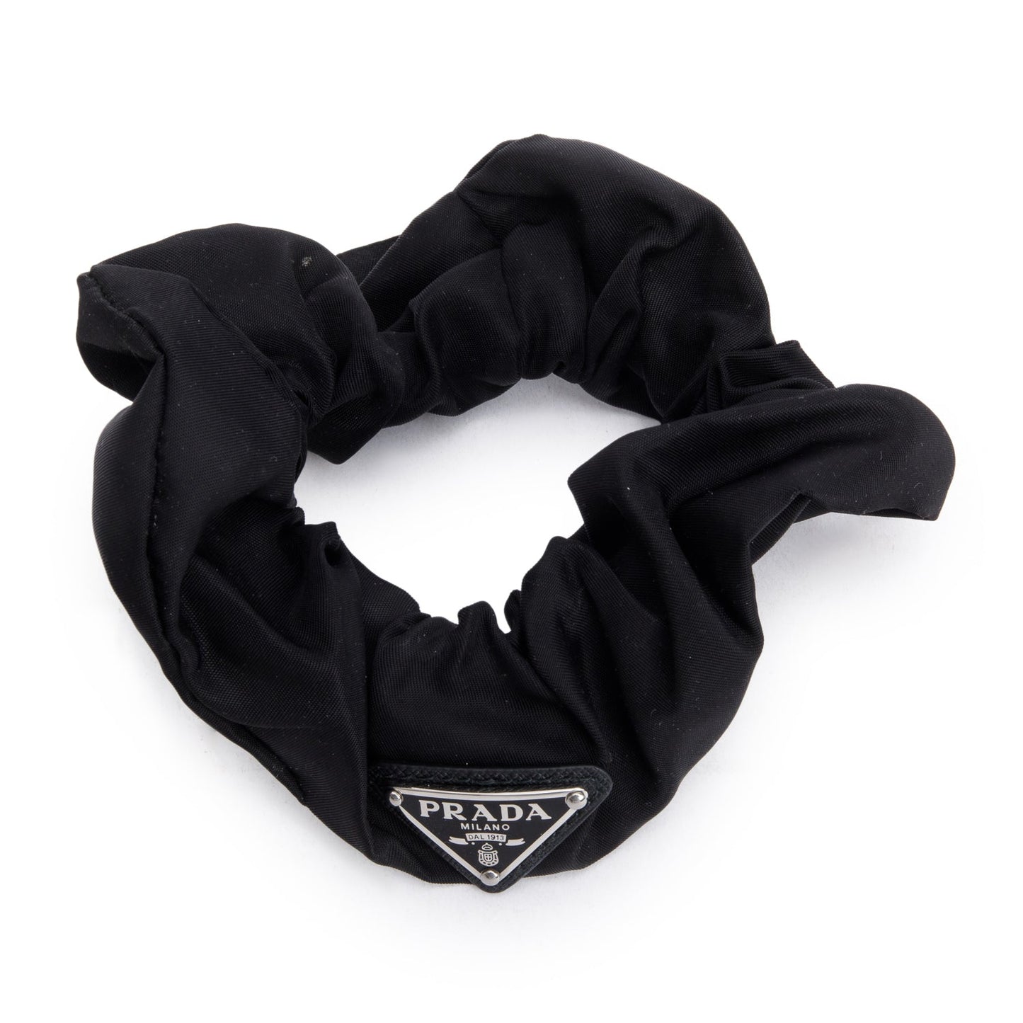 Prada Black Re-Nylon Scrunchie