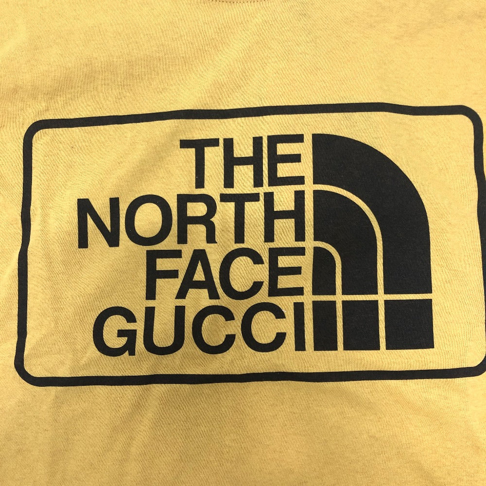 GUCCI Short sleeve T-shirt 616036 cotton yellow The north face collaboration THE NORTH FACE Collaboration Women XS