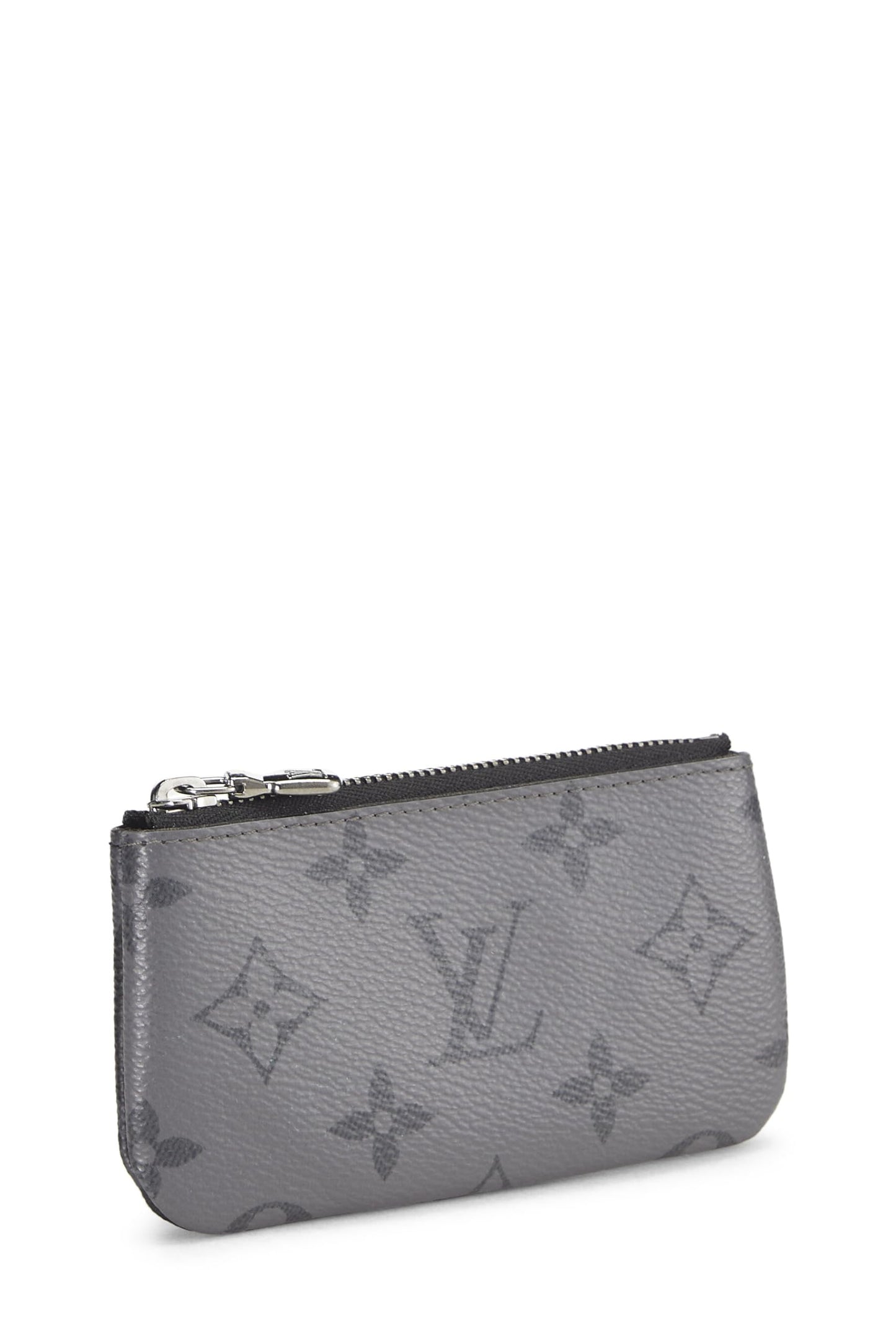 Louis Vuitton, Monogram Eclipse Reverse Pochette Clefs, Black