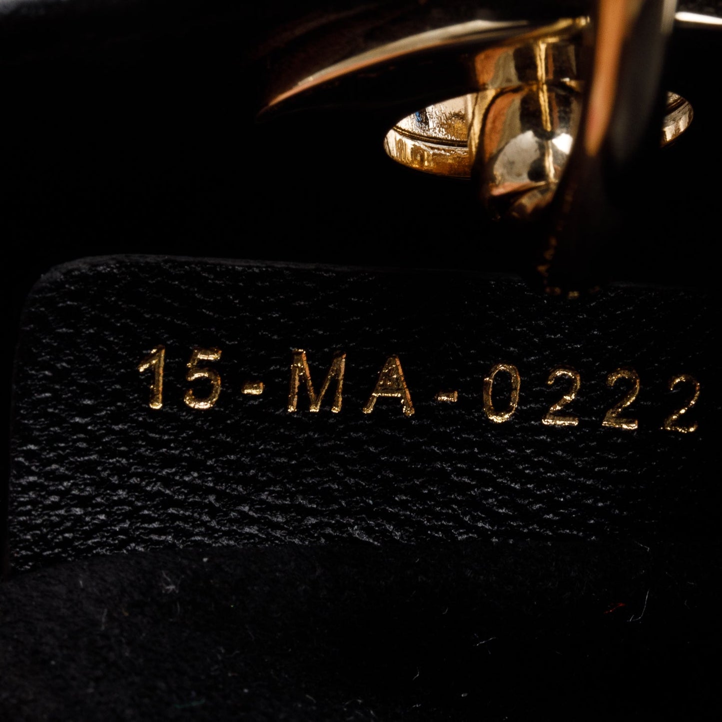 Christian Dior 2022 Black Leather Micro Lady Dior Bag