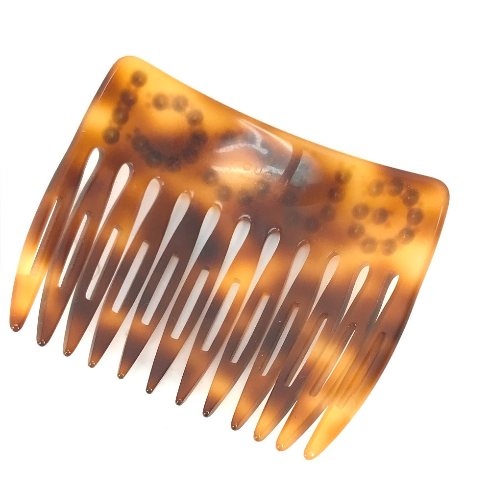 GUCCI Other accessories 503957 plastic Brown Rhinestone GG hair comb comb Women