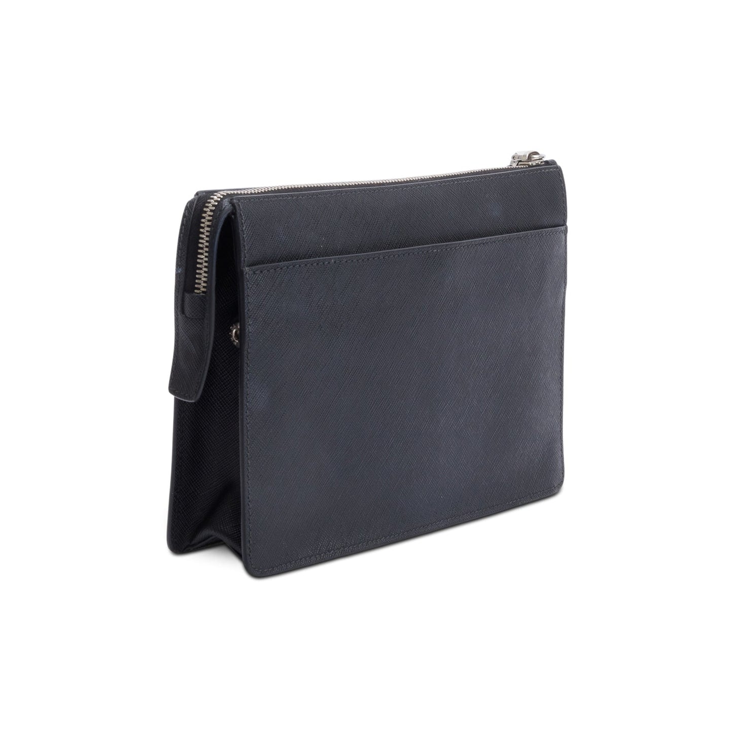 Prada Black Saffiano Leather Pouch