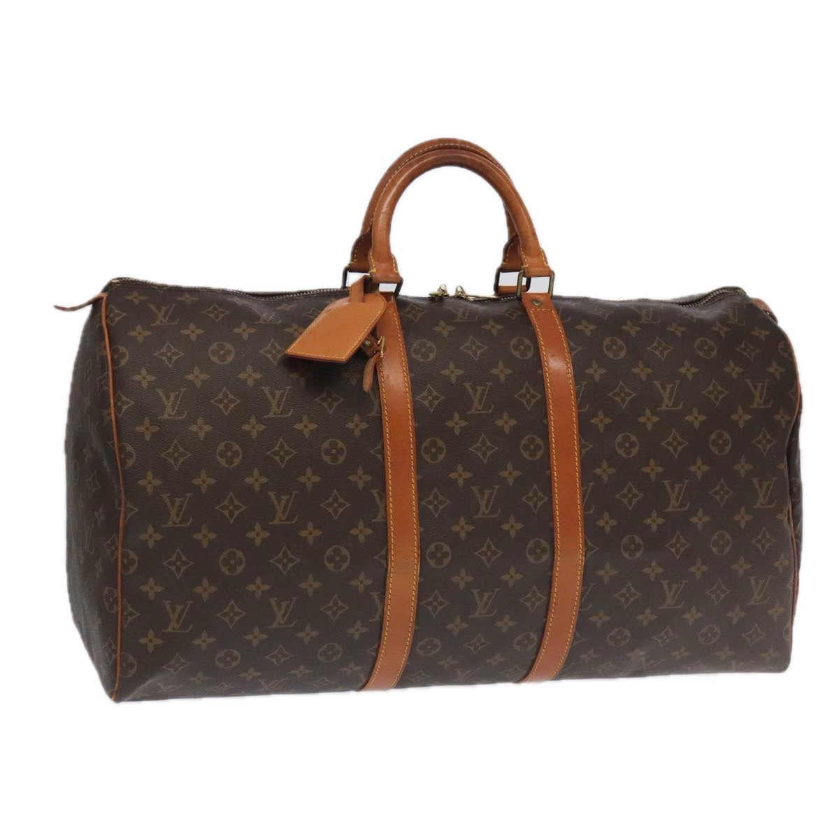 Louis Vuitton Keepall 55 Canvas Travel Bag