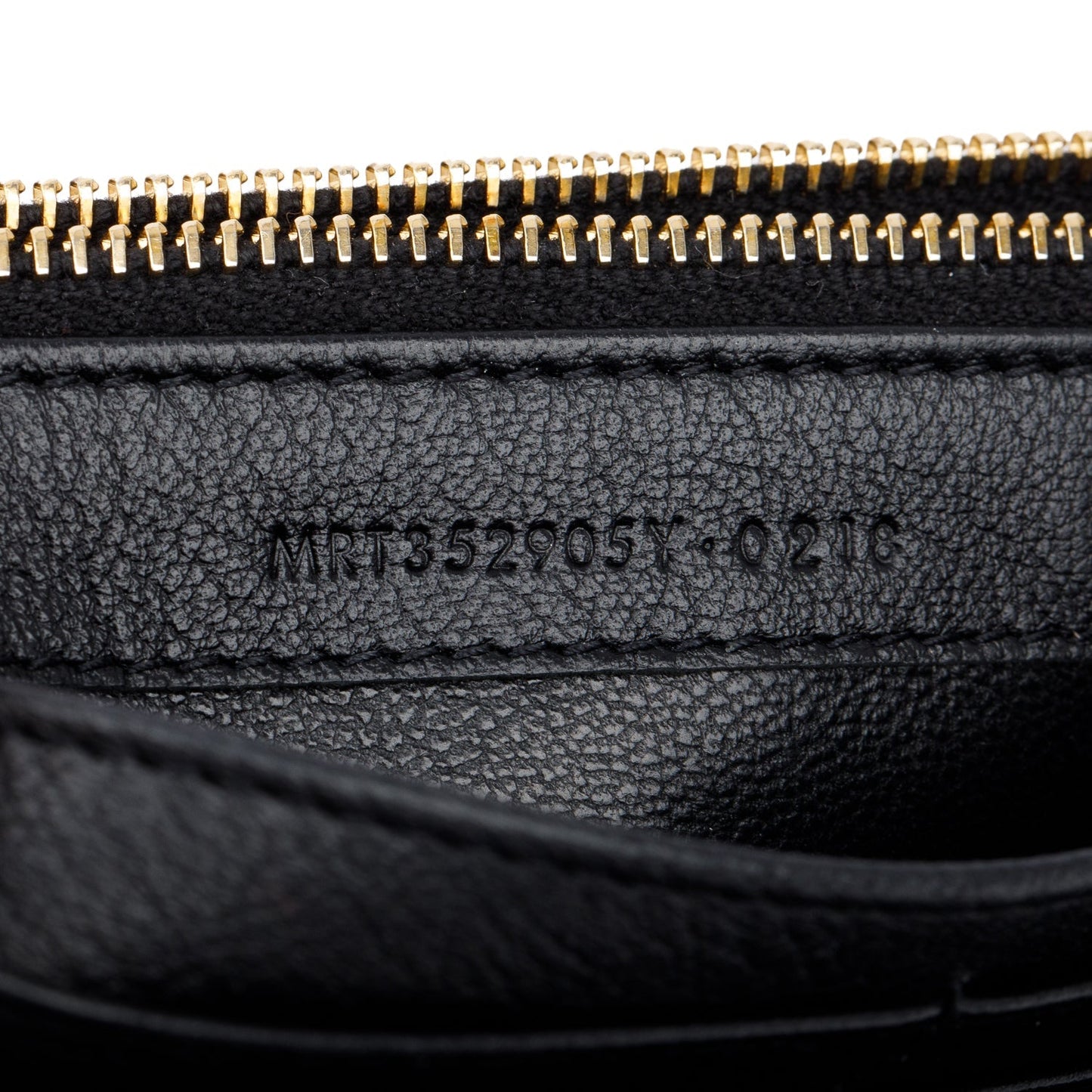 Saint Laurent Black Leather Continental Flap Wallet