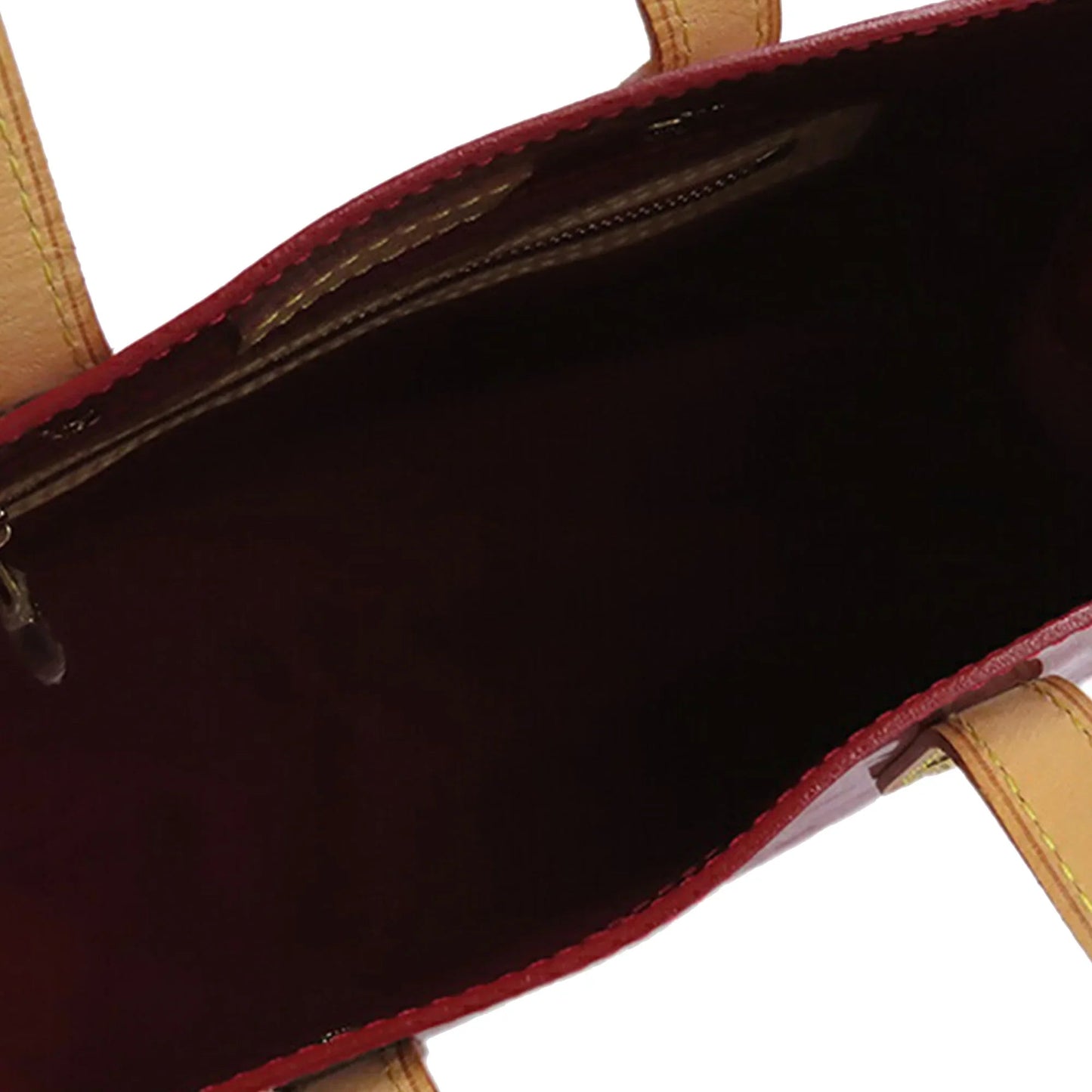 Red Louis Vuitton Monogram Vernis Reade PM Handbag