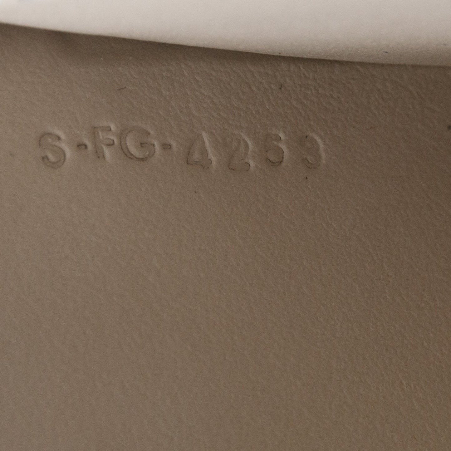 Celine 2023 Neutral Leather Triomphe Logo Card Holder