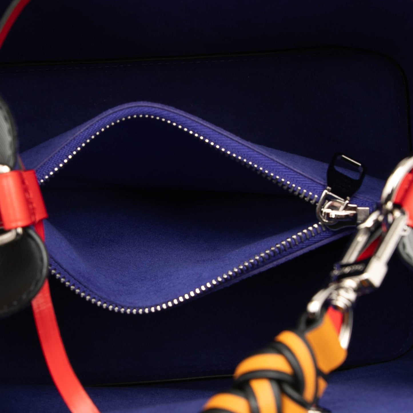 Black Louis Vuitton Epi Braided Neonoe MM Bucket Bag