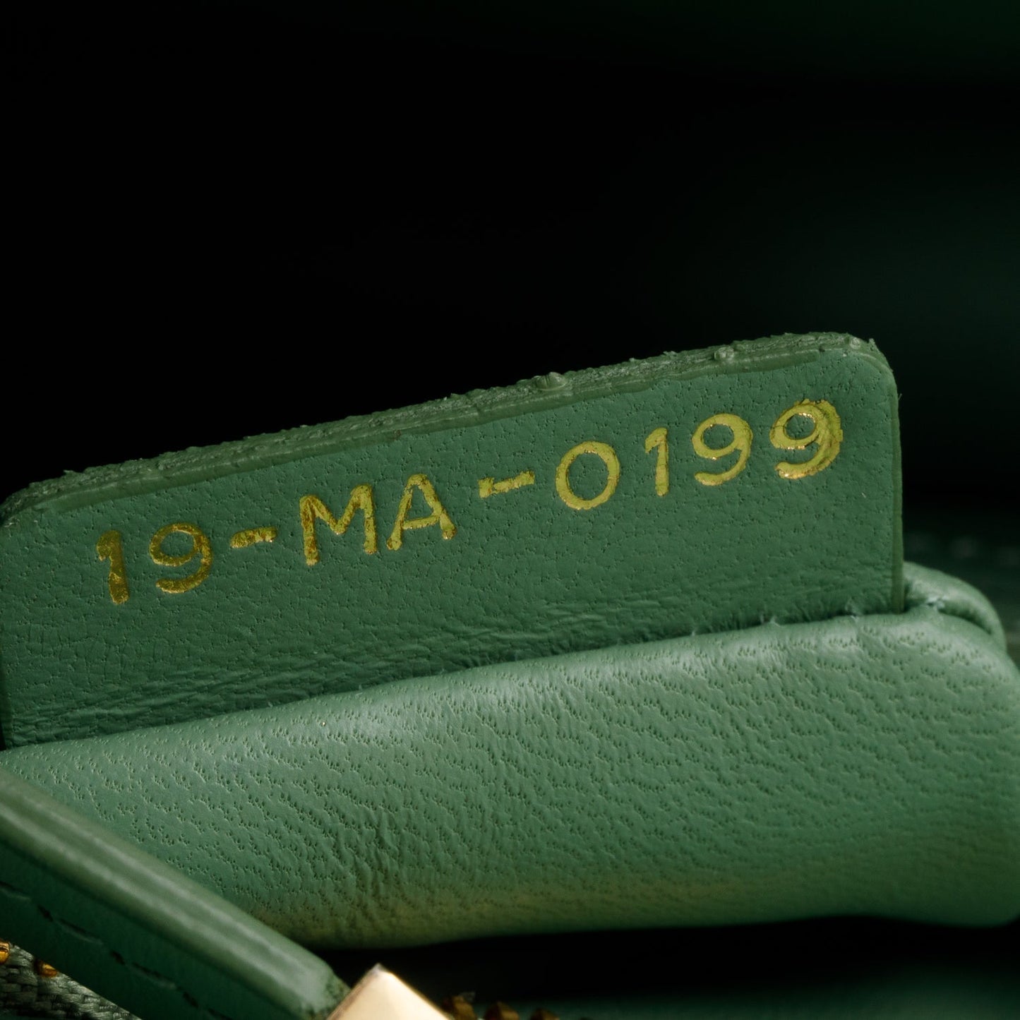 Christian Dior Green Box Leather 30 Montaigne Bag