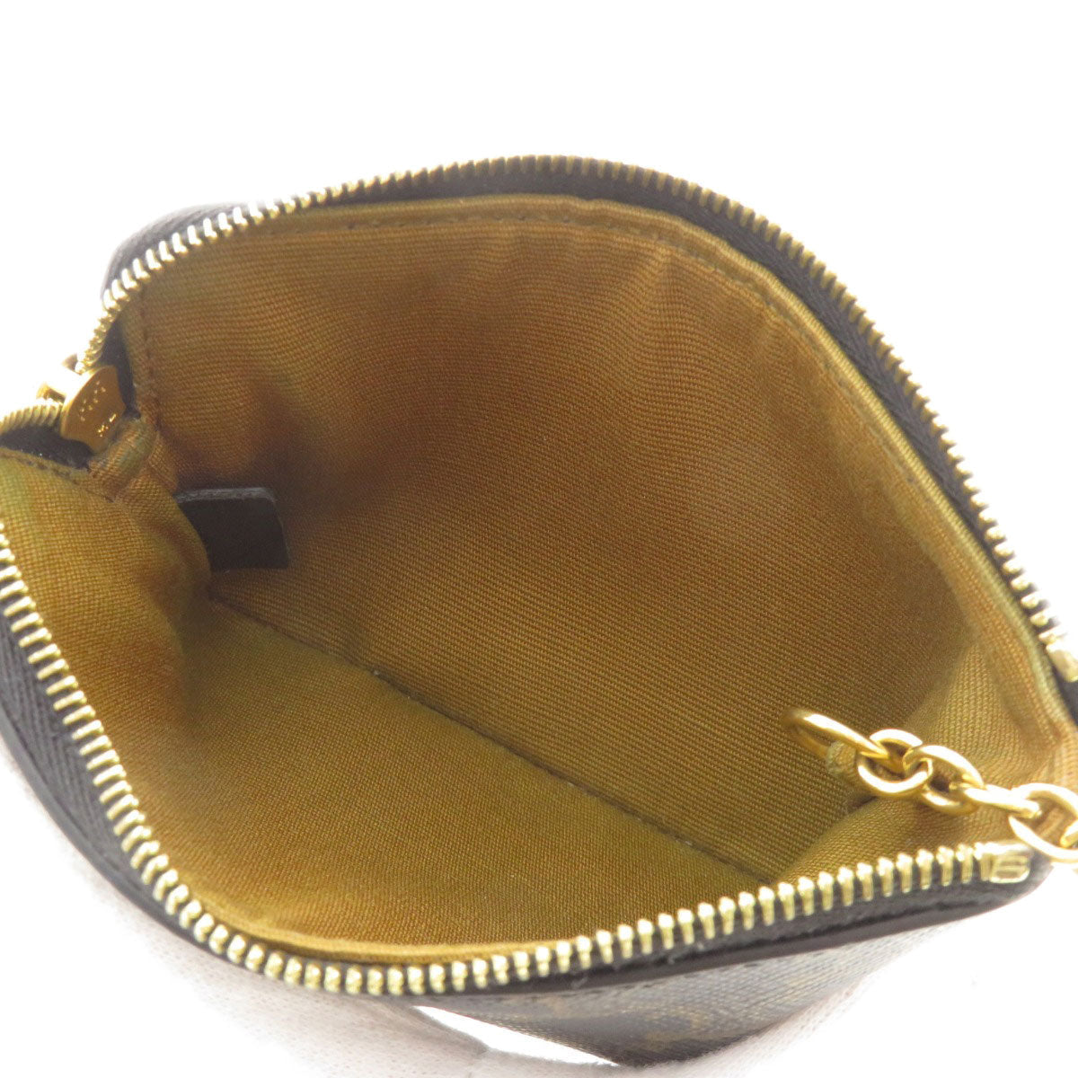 CELINE Coin case PVC Brown Macadam Women(Unisex)