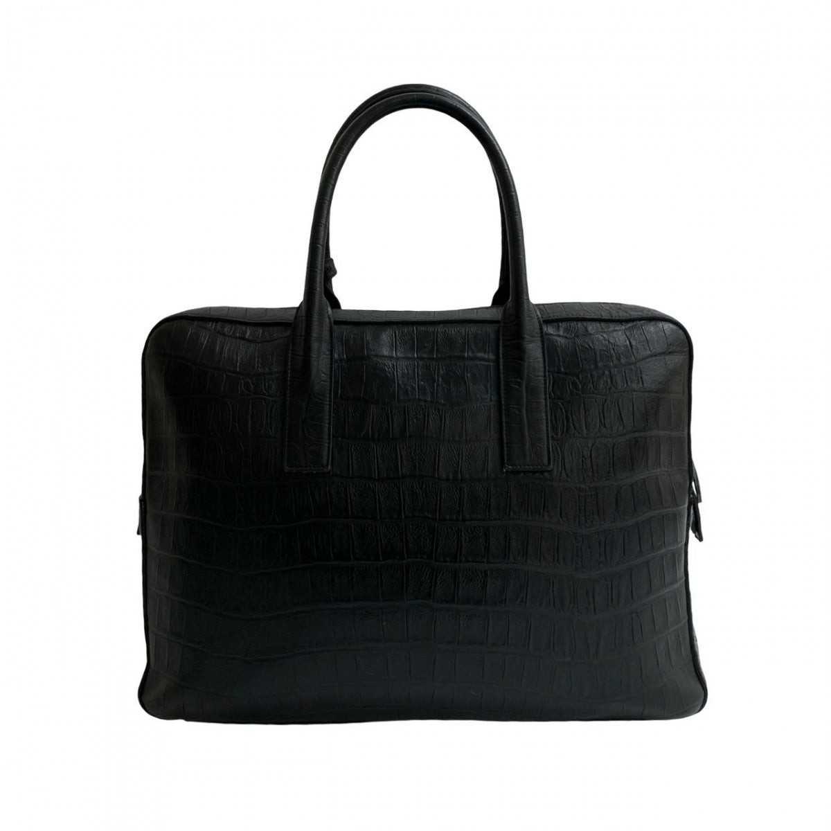 YVES SAINT LAURENT Business bag leather black Classic Museum