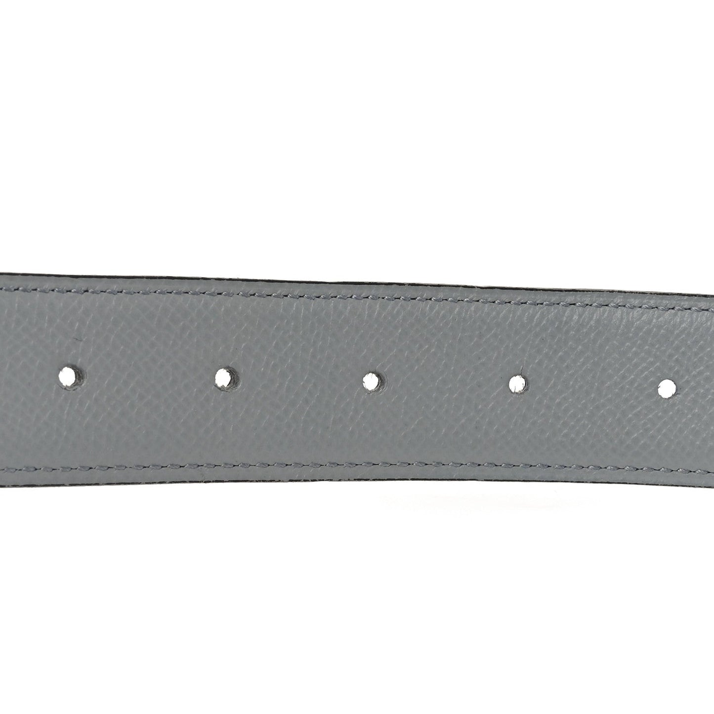 Hermes Epsom Reversible 32mm Belt Strap 85 34 Etain Bleu Glacier