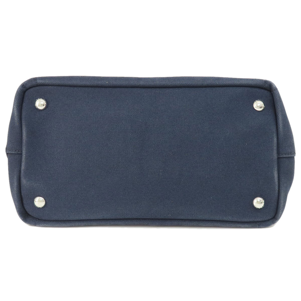 PRADA Handbag 1BG439 canvas Navy Canapa mini 2 WAY