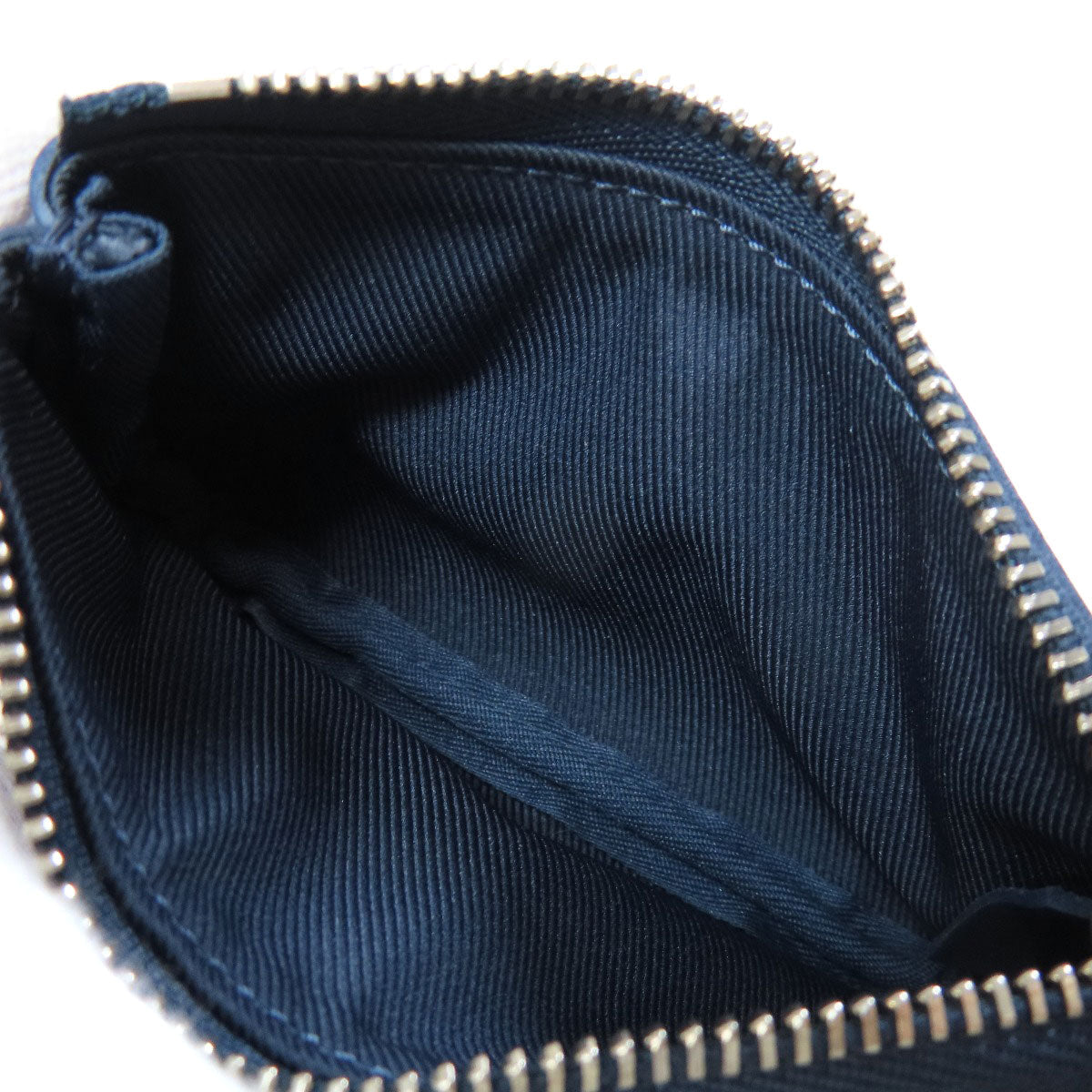 LOUIS VUITTON Coin case N40438 Damier Anfini Navy Pochette Kle Women