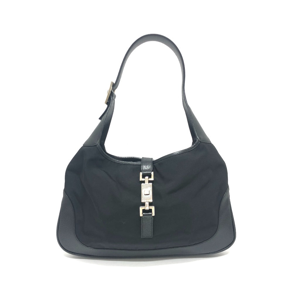 GUCCI Shoulder Bag 001?3306 Nylon, Leather black Jackie